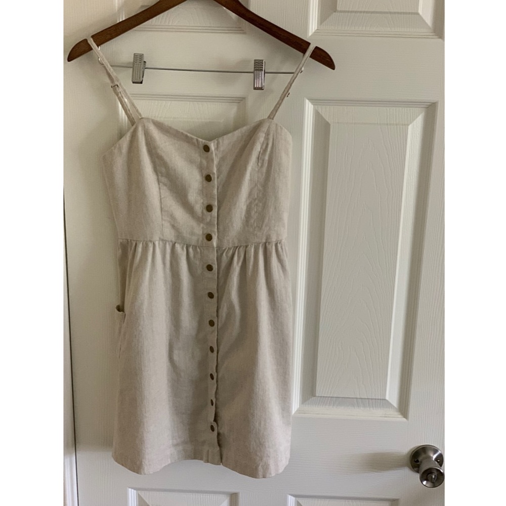 Beige Forever21 Dress